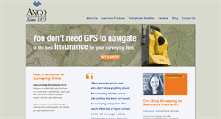 Desktop Screenshot of insuranceforsurveyors.com